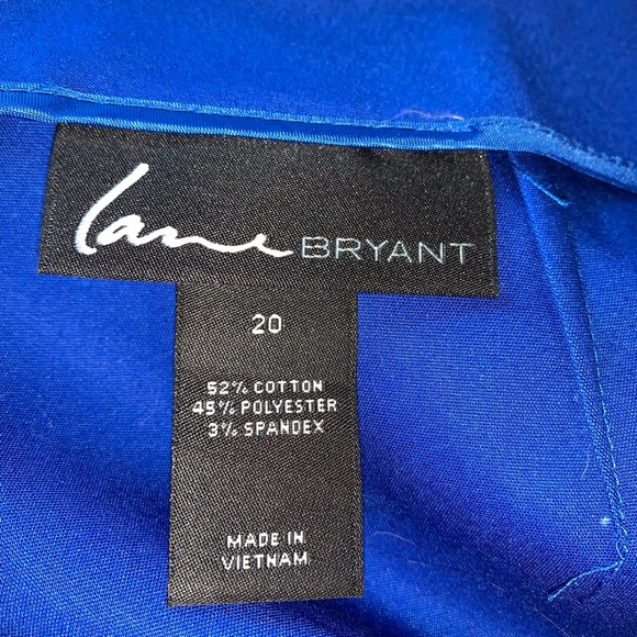 Lane Bryant Blue Skirt Sz 20 - Picture 4 of 4